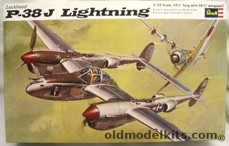 Revell 1/32 Lockheed P-38J Lightning - Major Richard Bong, H280 plastic model kit